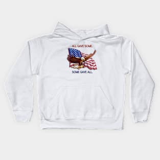 ALL GAVE SOME. SOME GAVE ALL. PATRIOTIC MIA/POW Kids Hoodie